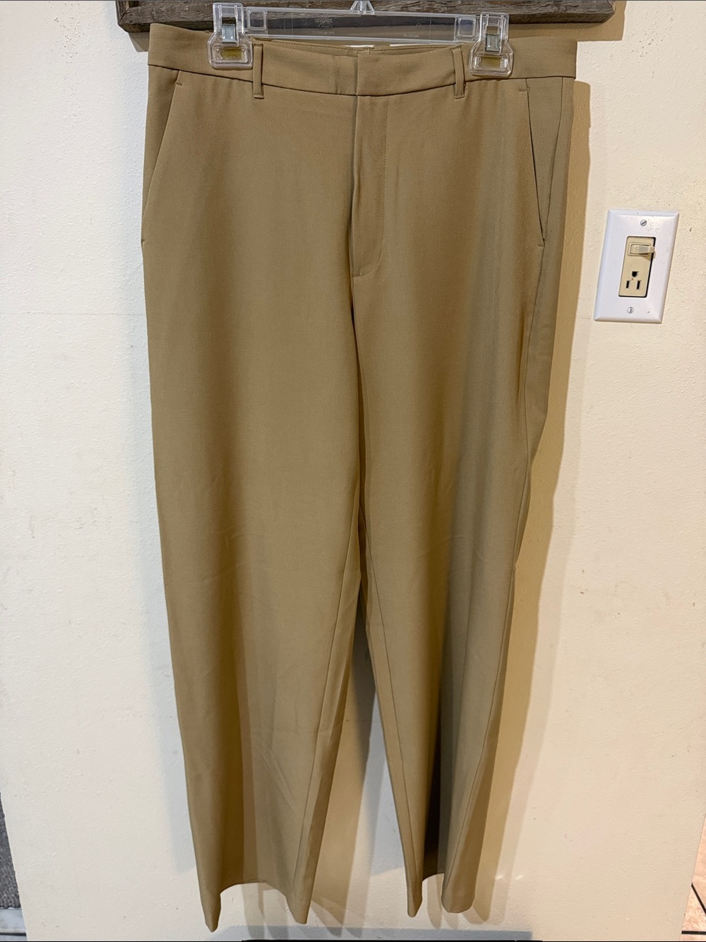 Banana Republic Women's Sculpted Stretch Dress Pants in Tan